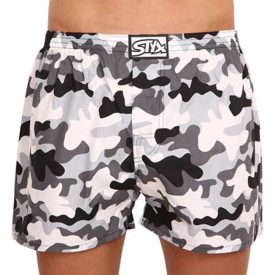 Meeste bokserid Styx art classic rubber camouflage (A1457)