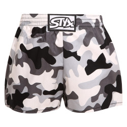 Laste bokserid Styx art classic rubber camouflage (J1457)