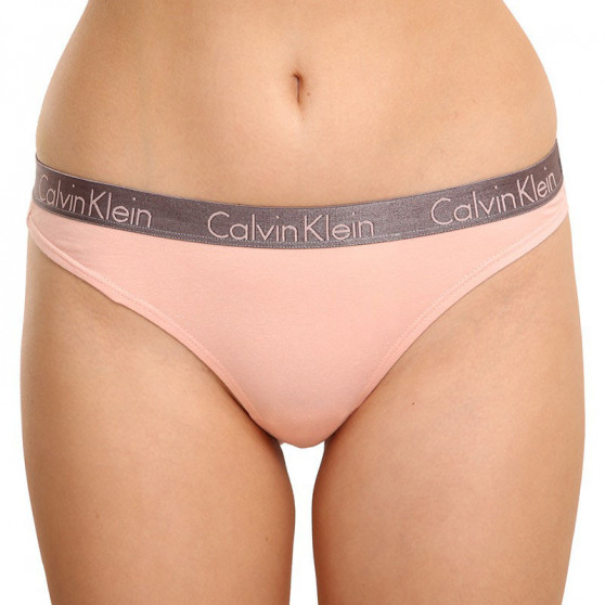 3PACK naiste stringid Calvin Klein mitmevärvilised (QD3560E-1CZ)