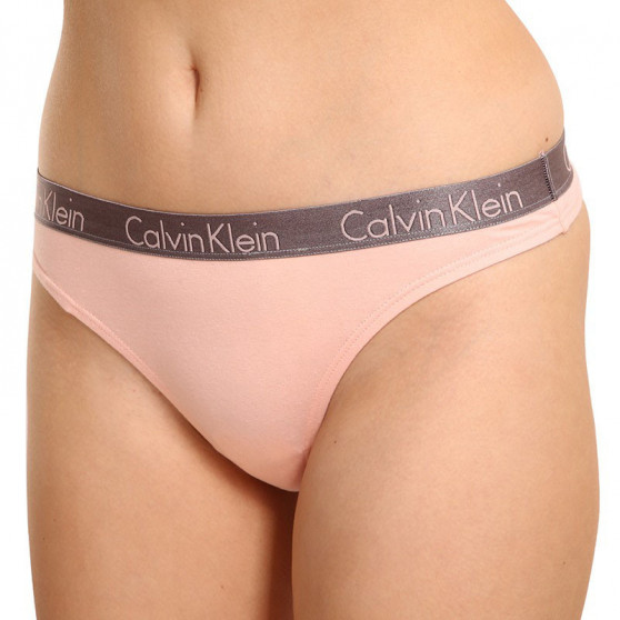 3PACK naiste stringid Calvin Klein mitmevärvilised (QD3560E-1CZ)