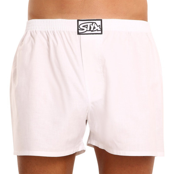 Meeste bokserid Styx classic elastic white (A1061)