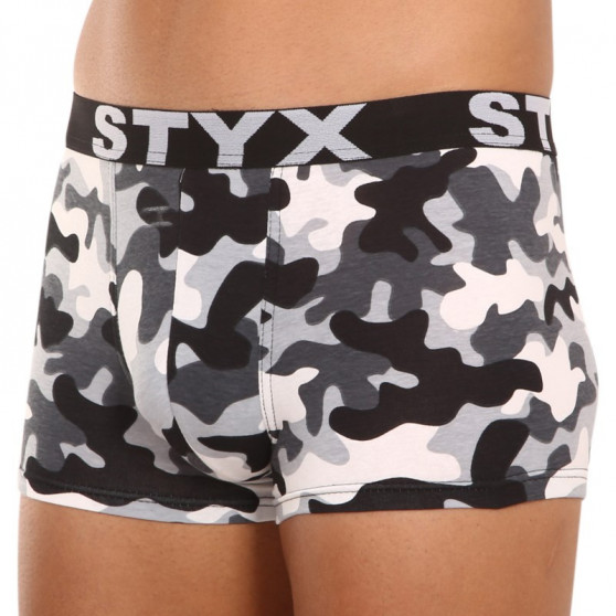 Meeste bokserid Styx art sports rubber camouflage (G1457)