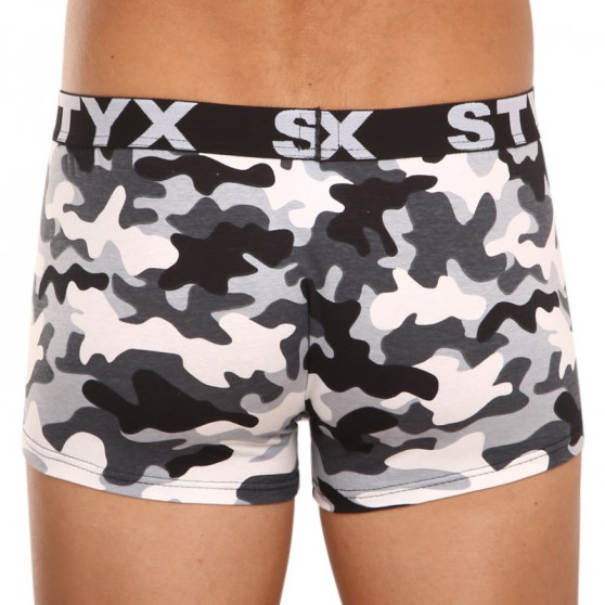 Meeste bokserid Styx art sports rubber camouflage (G1457)