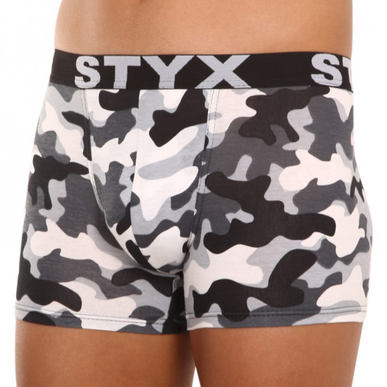 Meeste bokserid Styx long art sports rubber camouflage (U1457)