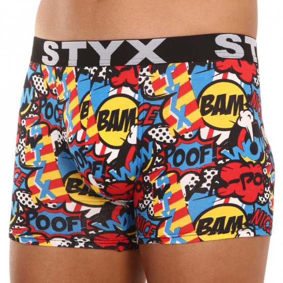 Meeste bokserid Styx long art sports rubber poof (U1153)