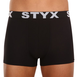 Meeste bokserid Styx sportlik elastne must (G960)