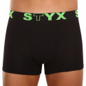 Meeste bokserid Styx sportlik elastne must (G962)