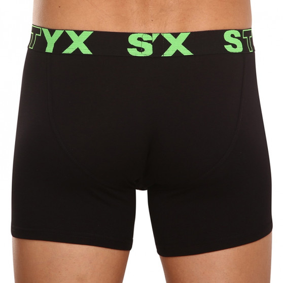 Meeste bokserid Styx long sport elastic black (U962)