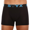 Meeste bokserid Styx long sport elastic black (U961)