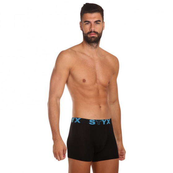 Meeste bokserid Styx long sport elastic black (U961)