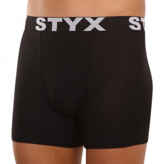 Meeste bokserid Styx long sport elastic black (U960)