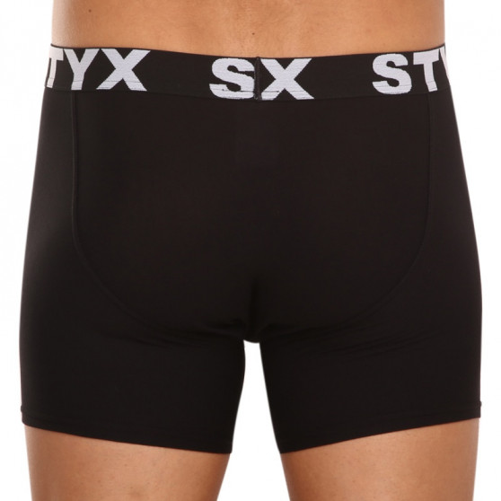 Meeste bokserid Styx long sport elastic black (U960)