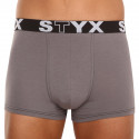 Meeste bokserid Styx sport elastne tumehall (G1063)