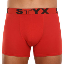 Meeste bokserid Styx long sport elastic red (U1064)