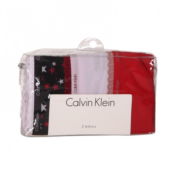 3PACK naiste aluspüksid Calvin Klein mitmevärviline (QD3804E-W4Z)