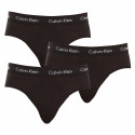 3PACK meeste aluspüksid Calvin Klein must (U2661G-XWB)