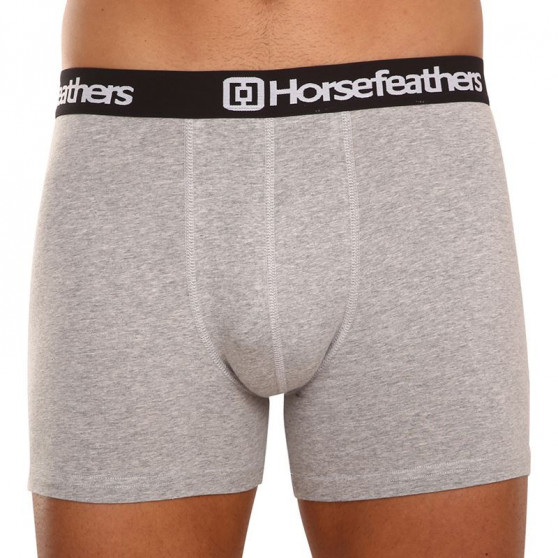 3PACK meeste bokserid Horsefeathers Dynasty heather grey (AM067C)