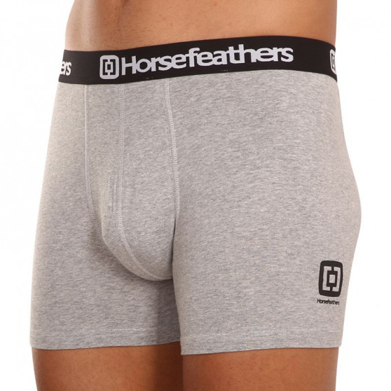 3PACK meeste bokserid Horsefeathers Dynasty heather grey (AM067C)