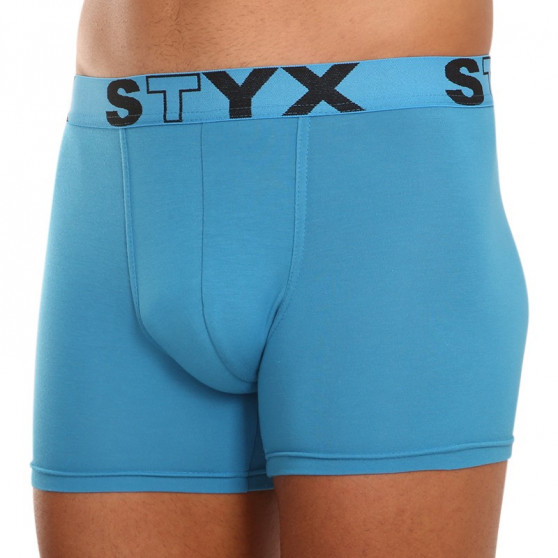 3PACK meeste bokserid Styx long sport elastic sinine (U9676869)