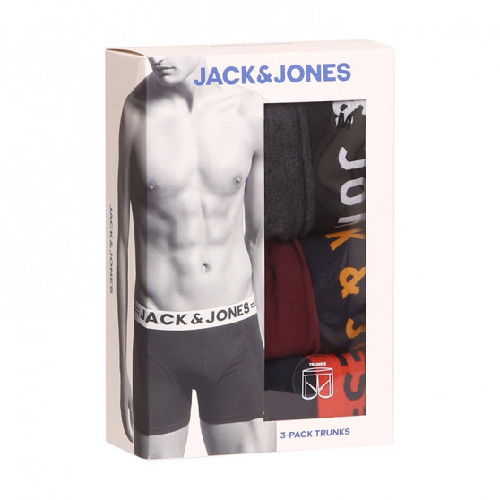 3PACK meeste bokserid Jack and Jones mitmevärviline (12113943)