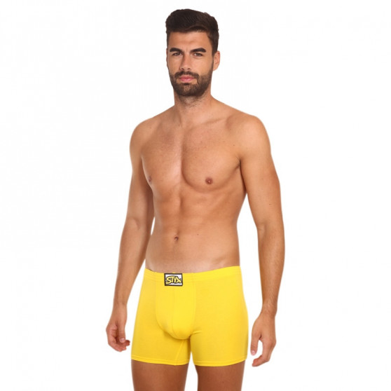 Meeste bokserid Styx long classic elastic yellow (F1068)