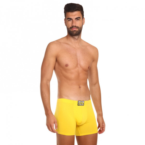 Meeste bokserid Styx long classic elastic yellow (F1068)