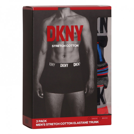 3PACK meeste bokserid DKNY Elkins mitmevärviline (U5_6659_DKY_3PKA)