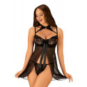 Naiste komplekt Obsessive must (Elizenes babydoll)