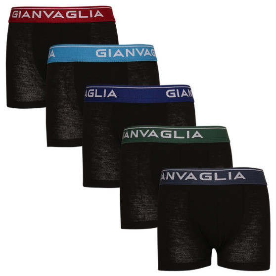 5PACK laste bokserid Gianvaglia must (026)