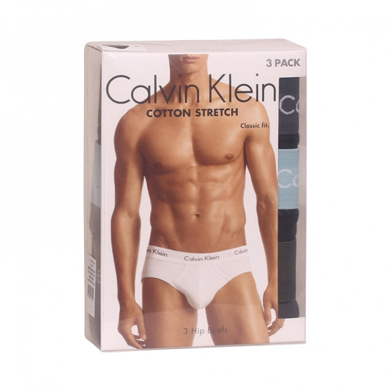 3PACK meeste aluspüksid Calvin Klein mitmevärvilised (U2661G-6EW)