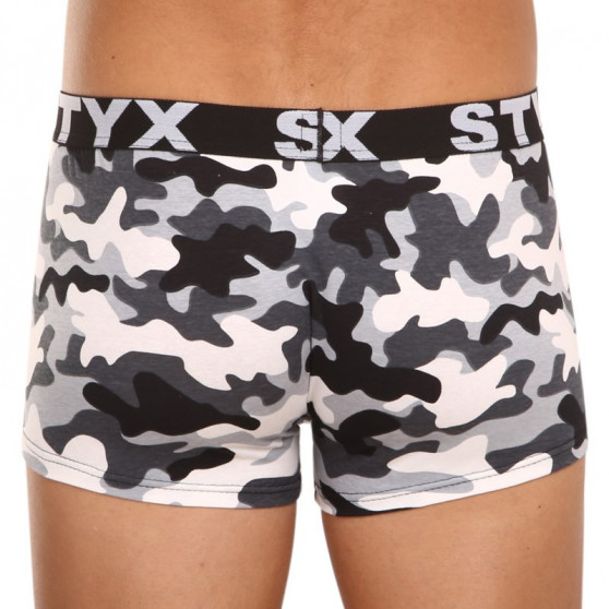 Meeste bokserid Styx art sports rubber oversized camouflage (R1457)