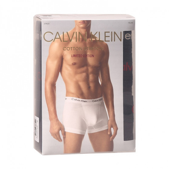 3PACK meeste bokserid Calvin Klein mustad (NB3056A-6G6)