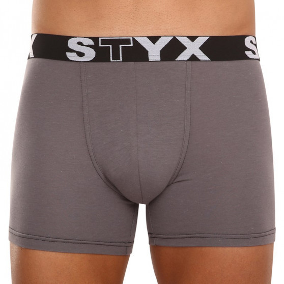 3PACK meeste bokserid Styx pikad sportlikud elastsed mitmevärvilised püksid (U9696863)