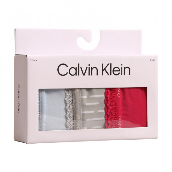 3PACK naiste aluspüksid Calvin Klein mitmevärviline (QD3804E-6VW)