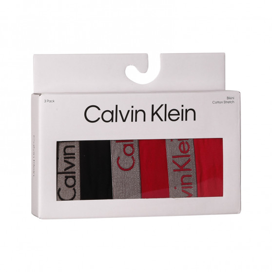 3PACK naiste aluspüksid Calvin Klein mitmevärviline (QD3561E-6VS)