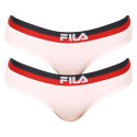 2PACK naiste aluspüksid Fila valge (FU6050/2-300)