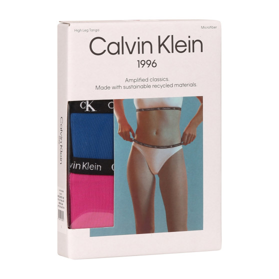 2PACK naiste Brasiilia aluspüksid Calvin Klein mitmevärvilised (QD5037E-C0Z)