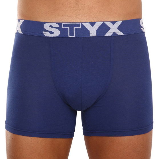 3PACK meeste bokserid Styx pikad sportlikud elastsed mitmevärvilised püksid (3U96789)