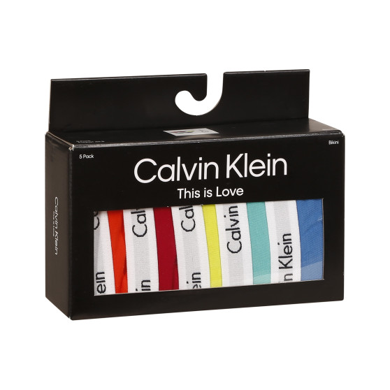 5PACK naiste aluspüksid Calvin Klein mitmevärviline (QD3586E-BNG)