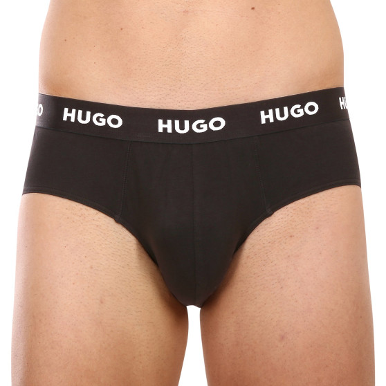 3PACK meeste aluspüksid HUGO must (50469763 001)