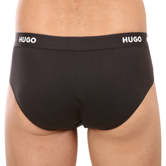 3PACK meeste aluspüksid HUGO must (50469763 001)