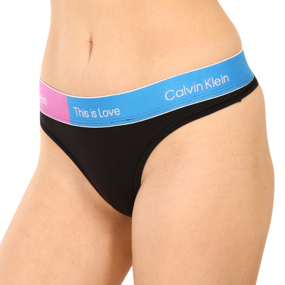 Naiste stringid Calvin Klein must (QF7255E-UB1)