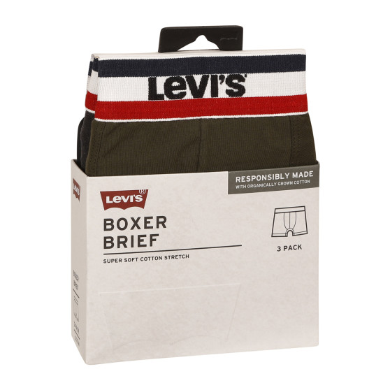 3PACK meeste bokserid Levis mitmevärviline (100002870 009)