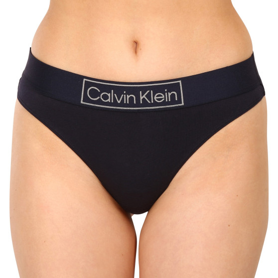 Naiste stringid Calvin Klein tumesinine (QF6774E-CHW)