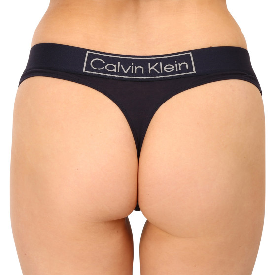 Naiste stringid Calvin Klein tumesinine (QF6774E-CHW)