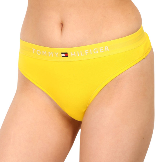 Naiste stringid Tommy Hilfiger kollane (UW0UW04146 ZGS)