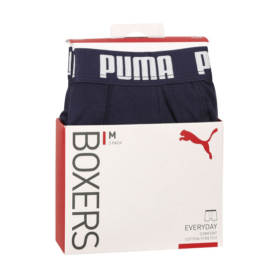 3PACK meeste bokserid Puma sinine (701206546 002)