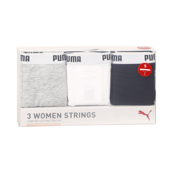 3PACK naiste stringid Puma mitmevärvilised (503008001 015)