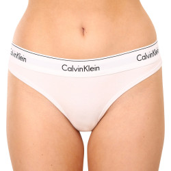 Naiste stringid Calvin Klein valge (F3786E-100)