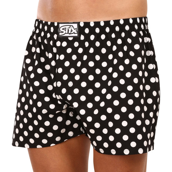 Meeste bokserid Styx art classic rubber polka dots (A1650)